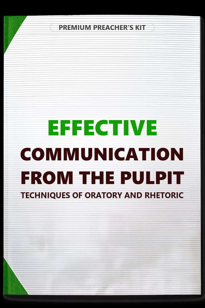 Bonus cover: Effective Communication from the Pulpit